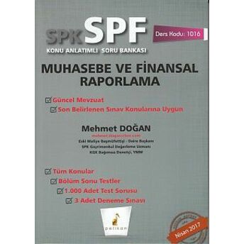 Spk-Spf Muhasebe Ve Finansal Raporlama Konu Anlatımlı Soru Bankası Mehmet Doğan