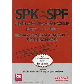 Spk-Spf Sermaye Piyasası Araçları 1 Soru Bankası Şenol Babuşcu