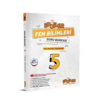 Spoiler Yayınları 5. Sınıf Fen Bilimleri Spoiler Soru Bankası Komisyon