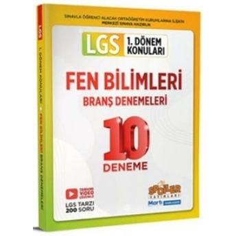 Spoiler Yayınları 8. Sınıf Lgs Fen Bilimleri 1. Dönem 10 Lu Branş Deneme Komisyon