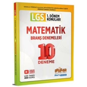 Spoiler Yayınları 8. Sınıf Lgs Matematik 1. Dönem 10 Lu Branş Deneme Komisyon