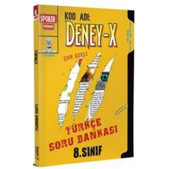 Spoiler Yayınları 8. Sınıf Lgs Türkçe Deney X Soru Bankası Komisyon