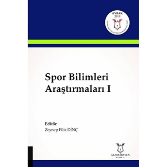 Spor Bilimleri Araştırmaları 1