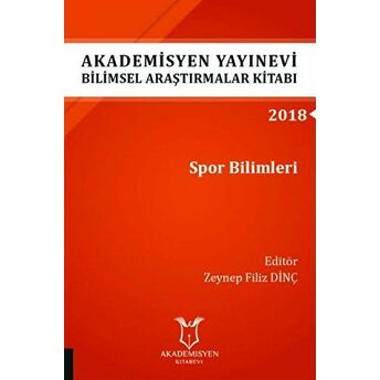 Spor Bilimleri (Aybak 2018 Eylül) Zeynep Filiz Dinç