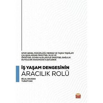 Spor Genel Müdürlüğü Merkez Ve Taşra Teşkilatı Çalışanlarının Örgütsel Iklim Ve Örgütsel Güven Algıları Ile Örgütsel Bağlılık Duyguları Arasındaki Ilişkilerde Iş Yaşam Dengesinin Aracılık Rolü Bilal Okudan