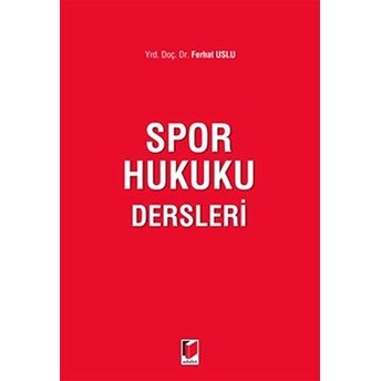 Spor Hukuku Dersleri