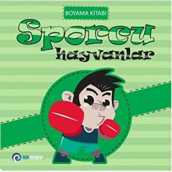 Sporcu Hayvanlar - Boyama Kitabı Kolektif