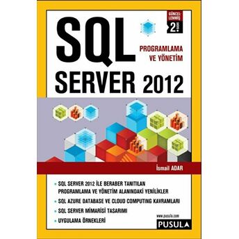 Sql Server 2012 Ismail Adar