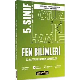 Startfen Yayınları 5. Sınıf Fen Bilimleri 32 Haftalık Kazanım Denemeleri Komisyon