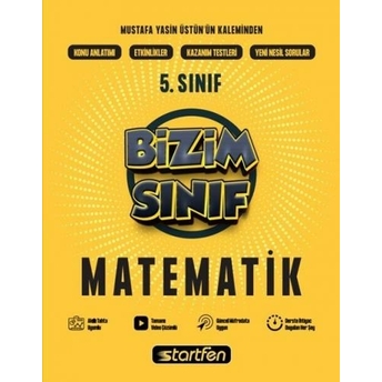 Startfen Yayınları 5. Sınıf Matematik Etkinlikli Soru Bankası Komisyon