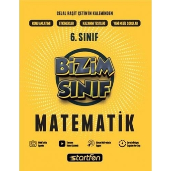 Startfen Yayınları 6. Sınıf Matematik Etkinlikli Soru Bankası Komisyon