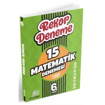 Startfen Yayınları 6. Sınıf Matematik Rekor Deneme Komisyon