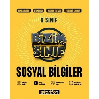 Startfen Yayınları 6. Sınıf Sosyal Bilgiler Etkinlikli Soru Bankası Komisyon