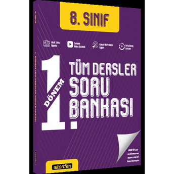 Startfen Yayınları 8. Sınıf - 1. Dönem Tüm Dersler Soru Bankası Komisyon