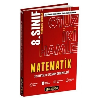 Startfen Yayınları 8. Sınıf Matematik 32 Haftalık Kazanım Deneme Komisyon