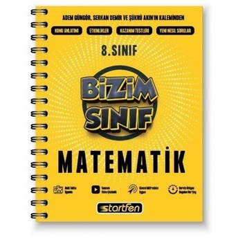 Startfen Yayınları 8. Sınıf Matematik Bizim Sınıf Defter Komisyon