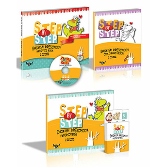 Step By Step Prescholl Book Coloring Books Flashcards Cd D. Arzu Kaptan