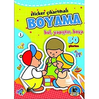 Sticker Çıkartmalı Boyama (6 Kitap Takım) Kolektif