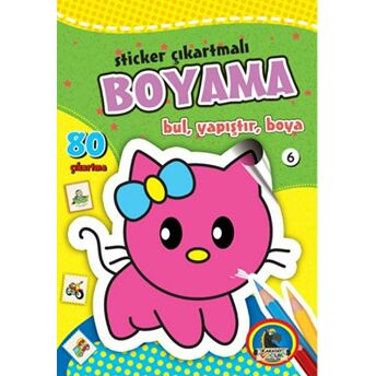 Sticker Çıkartmalı Boyama 6 Kolektif