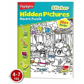 Sticker Hidden Pictures Doğa Puzzle (Tek Kitap) Komisyon