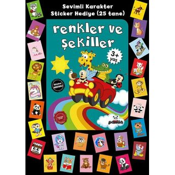 Stickerlı 3 Yaş Renkler Ve Şekiller Pedagog Afife Çoruk