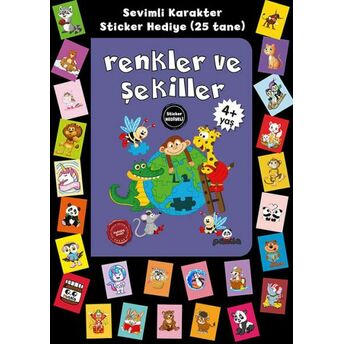 Stickerlı 4 Yaş Renkler Ve Şekiller Pedagog Afife Çoruk