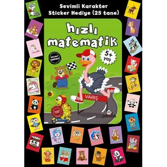 Stickerlı 5 Yaş Hızlı Matematik Pedagog Afife Çoruk