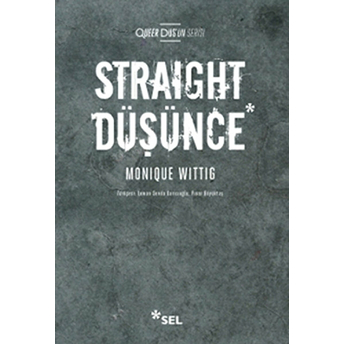 Straight Düşünce Monique Wittig