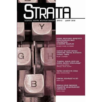 Strata Ilişkisel Sosyal Bilimler Dergisi Sayı: 0 Şubat 2019 Kolektif