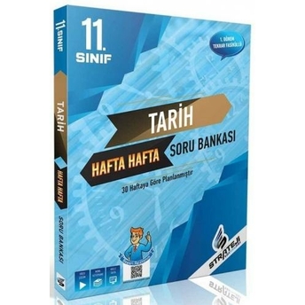 Strateji Yayınları 11. Sınıf Hafta Hafta Tarih Soru Bankası Komisyon