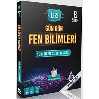 Strateji Yayınları 8. Sınıf Lgs Fen Bilimleri Gün Gün Problemler Soru Bankası Komisyon