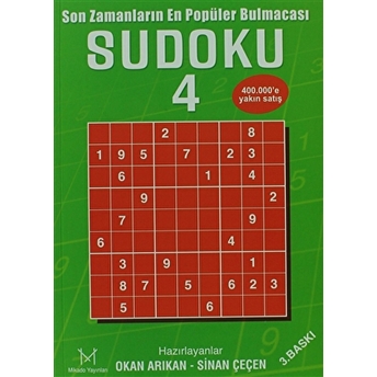 Sudoku 4 Okan Arıkan