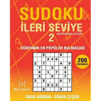 Sudoku Ileri Seviye 2 Sinan Çeçen