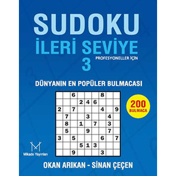 Sudoku Ileri Seviye 3 Okan Arıkan