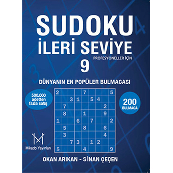 Sudoku Ileri Seviye - 9 Okan Arıkan