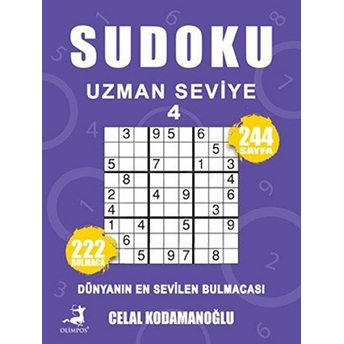 Sudoku Uzman Seviye 4 Celal Kodamanoğlu