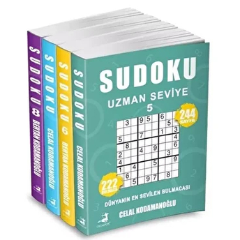 Sudoku Uzman Seviye Seti 2 - 4 Kitap Takım Kolektif