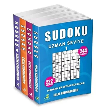 Sudoku Uzman Seviye Seti - 4 Kitap Takım Kolektif