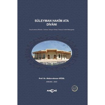 Süleyman Hakim Ata Divanı Prof.dr. Abdurrahman Güzel