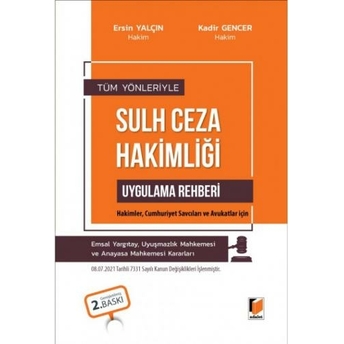 Sulh Ceza Hakimliği Uygulama Rehberi Ersin Yalçın