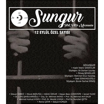 Sungur Türk Fikir Mecmuası (12 Eylül Özel Sayısı) Sayı: 2 Kolektif