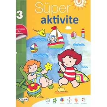 Süper Aktivite Çıkartmalı Kitabım 3 Yaş Kolektif