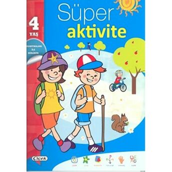 Süper Aktivite Çıkartmalı Kitabım: 4 Yaş Kolektif