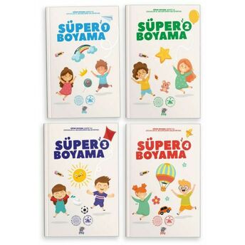 Süper Boyama - 4 Kitap Takım Birsen Gündüz