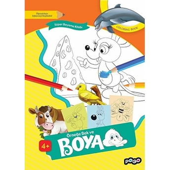 Süper Boyama Kitabı 1 - Örneğe Bak Ve Boya Kolektif