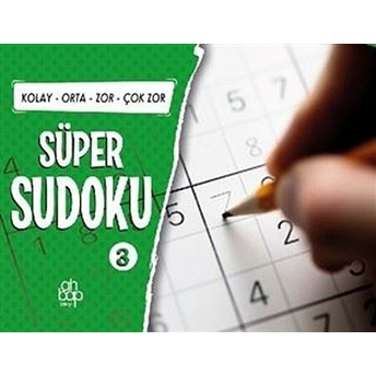 Süper Cep Sudoku 3 Ayhan Aslan