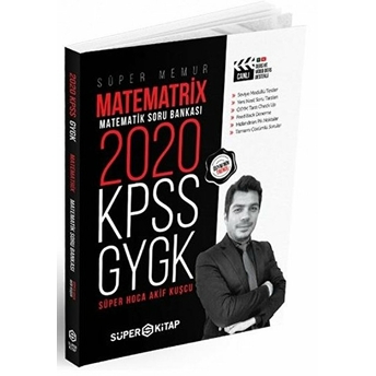 Süper Memur Kpss - Gygk Matematrix Matematik Soru Bankası Akif Kuşcu