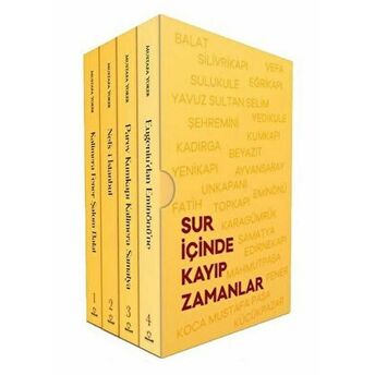 Sur Içinde Kayıp Zamanlar (4 Kitap Takım) Mustafa Yoker