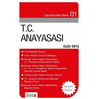 T.c Anayasası (Eylül 2015) Celal Ülgen