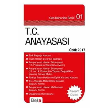 T.c. Anayasası (Ocak 2017) Cep Boy Celal Ülgen